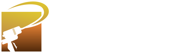 Logo for El Cajon Spray Foam, stacked